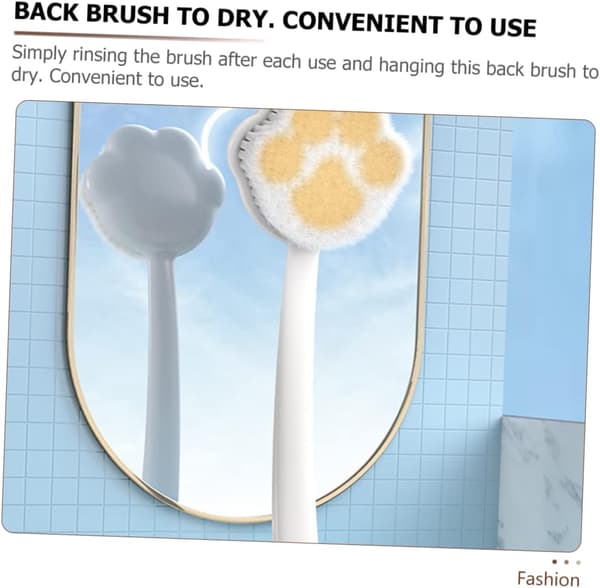 Long Handle Shower Brush Back Scrubber for Shower Exfoliating Bath Scrubber Men Women