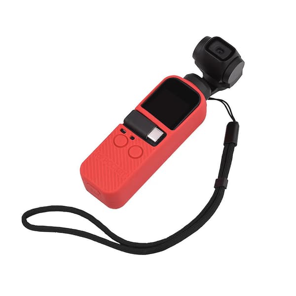 Protective Silicone Case with Lanyard for Osmo Pocket Gimbal Camera