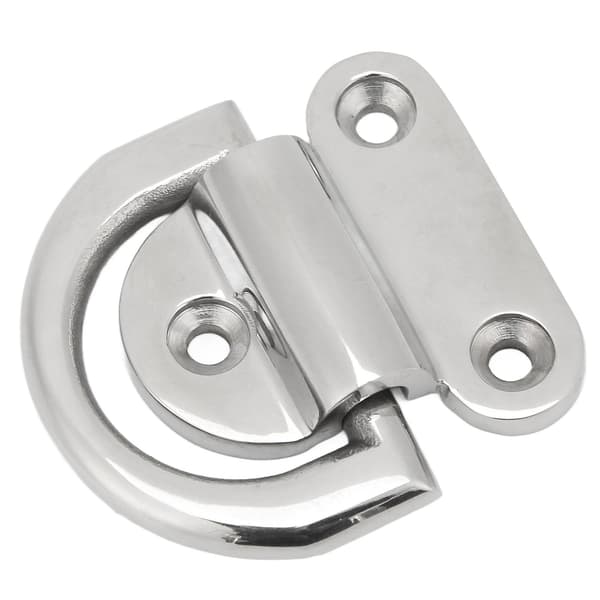 Marine Grade Foldbart Pad Eye Tilbehør 316 Rustfrit Stål Universal Pasform til Båd Skib Yacht [DB]