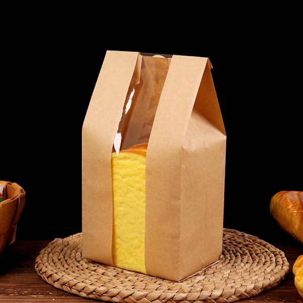 20 Stykker Kraftpapir Slik Bryllup Emballageposer Genanvendelige Poser