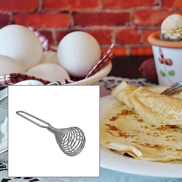 Practical Kitchen Press Spiral Manual Egg Beater Tool Portable Mixer, Cooking Home Baking Gadgets