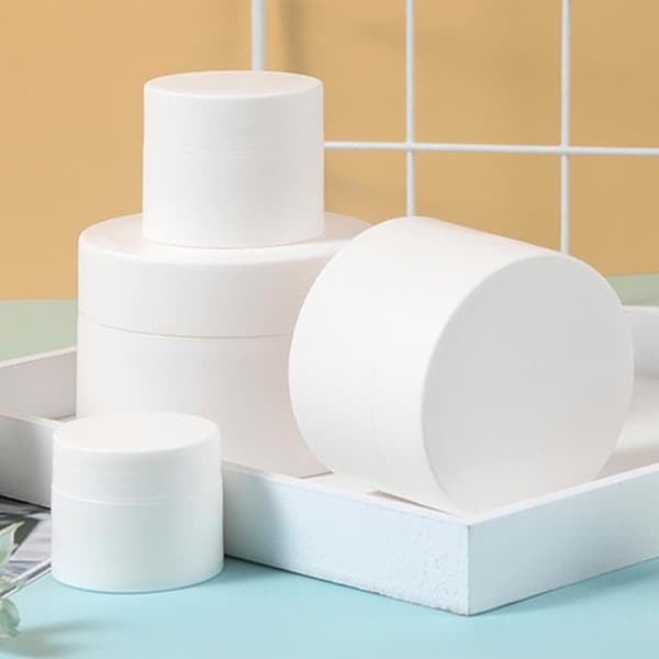 10 st 15g matta krämburkar påfyllningsbara ansiktsflaskor med lock Reseförpackningar för hudvårdsprover