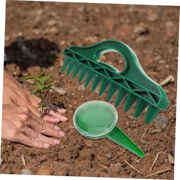 Planter - 4 Pieces - Garden Tools - Garden Seed Dibber Drill Spacer - Bottom 12 Holes - Spacers