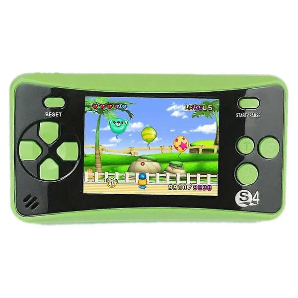 Portable Handheld Game Console For Kids, System Game Consoles Player Great Birthday Gift Green
