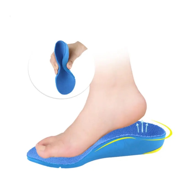 Orthotic Arch Support Shoe Inserts Indlæg til flade fødder, fødder smerter, plantar fasciitis, indlægssåler til mænd og kvinder