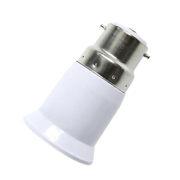 2 pcs Adapter Bayonet Edison Screw Bulb Converter Holder BC B22 to ES E27 [DB]