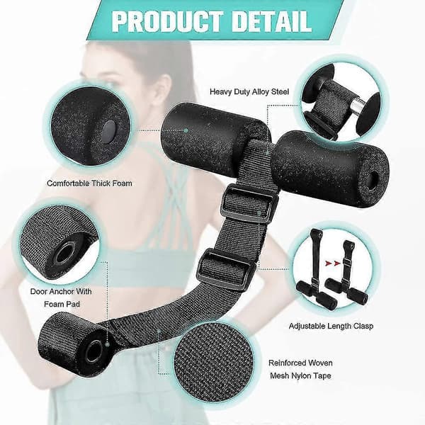 Hamstring Curl Strap Nordisk Hjemmetræning Til Udstyr Hamstring Curls Spanske Squats Mave Træning Nordisk Curl Sit Up Maskine Bodybuild db