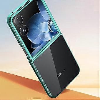 For Xiaomi Mix Flip 5G Case Electroplating Transparent PC Phone Case Style C Style C
