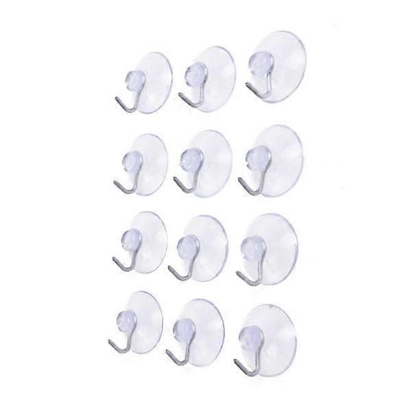 Suction Cup Hook - Hook with Suction Cup - Hanger 30 mm Transparent