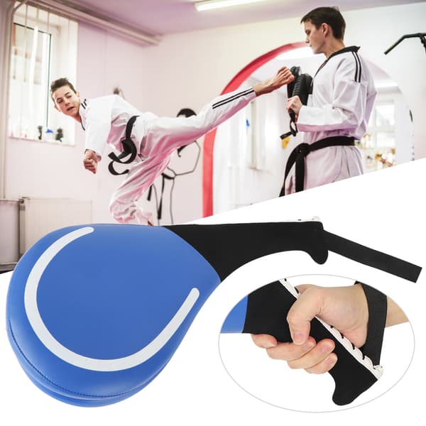 1 stk PU Taekwondo Sanda Kickboxing Bokse Træningsudstyr Blå