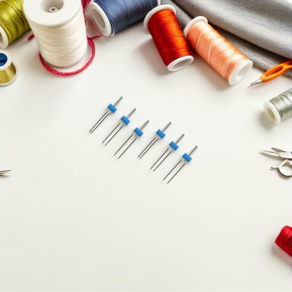 9 Pieces Twin Needles for Sewing Machines Double Needles for Home Sewing and Quilting Projects