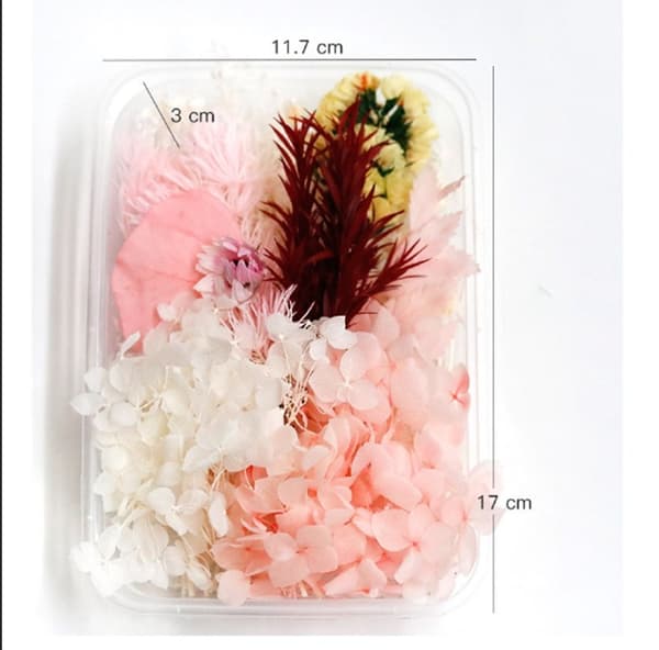 Bevarade blommor torkade blommor DIY materialpaket flytande flo