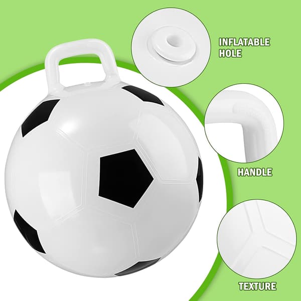 Hoppeball med håndtak, sprettball, kenguruhoppeball, hoppeball, sitte sprettball, 45 cm