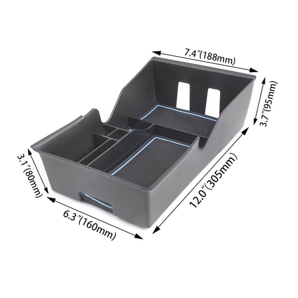（Silikon） Senterkonsoll Organizer Case med Myntkort Solbriller