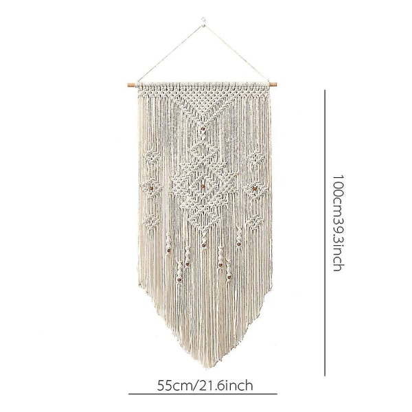 Macrame Väggbonad - Handgjord Boho Chic Heminredning