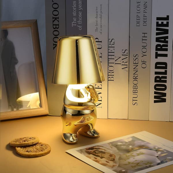 Touch Control Table Lamp | USB Rechargeable LED Lamp with 3-Step Dimming, Portable Decor for Bedside & Office