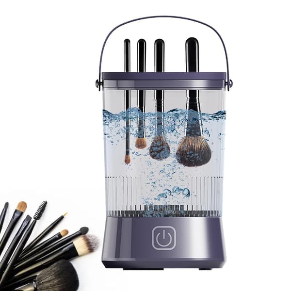 Automatic Makeup Brush and Sponge Cleaning Machine - Fast, Efficient Daily Cleaning Tool, Portable Beauty Accessory for Home [Ho]
