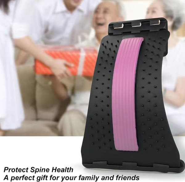 Lumbar Support Board 4 Levels Adjustable Non-Slip Lumbar Massager Lumbar Support Board for Back For