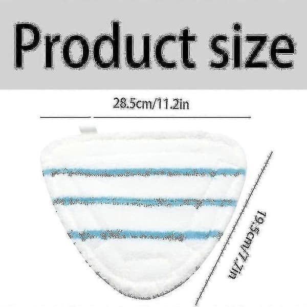 10 stk Dampmoppkluter for Easyfix SC2 SC3 SC4 SC5 Damprenser Erstatnings Mikrofiber Gulvkluter