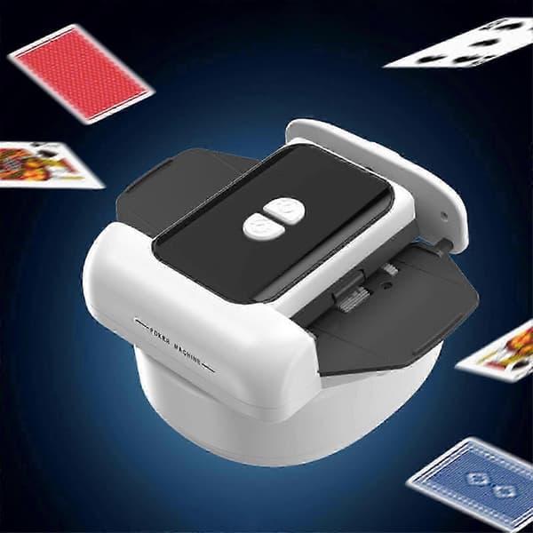 Quick and Accurate Rechargeable Card Shuffler, Fully Automatic Card Shuffling Machine Suitable for Various Card Sizes