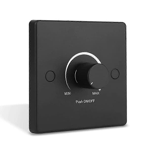 EU Universal 12-24V 5A PWM Lysdæmperkontakt til lavspændingslamper Sort