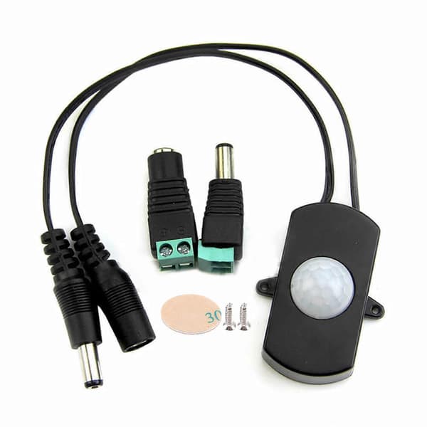 Ny LED Strip Automatisk Mini for DC 6V-24V PIR Kropp Infrarød Bevegelsessensorbryter