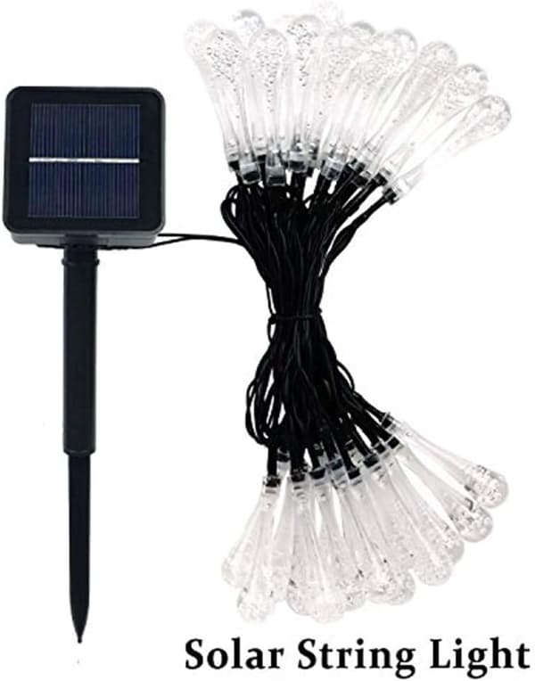 Aurinkokennovalot ulkokäyttöön LED-valosarja, vedenpitävä