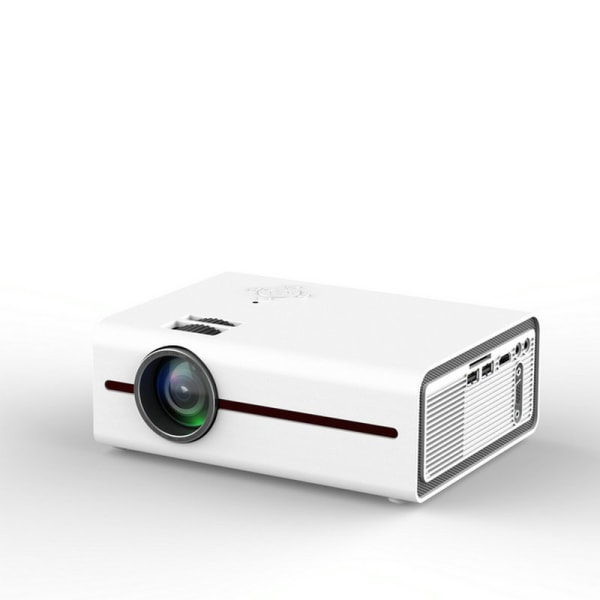 Mini bærbar projektor, WiFi Bluetooth 4K projektor støtter 1080P Full HD, hjemmekino egnet for smarttelefon iPad, HDMI/USB