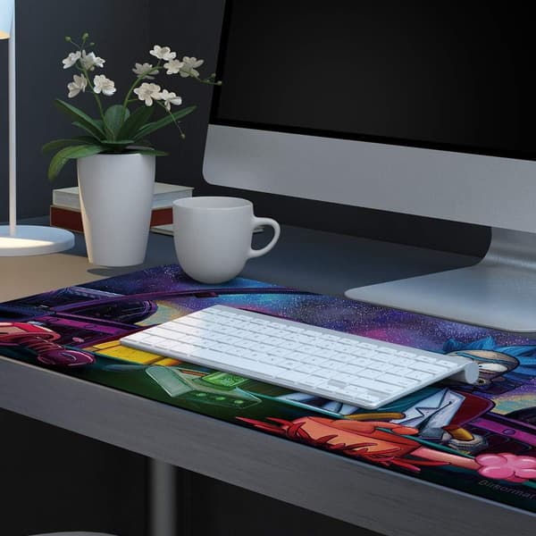 Extended Gaming Mouse Pad, 900x400mm Large Mouse Mat with Stitched Edges, Non-Slip and Waterproof Rubber Base Desk Mat