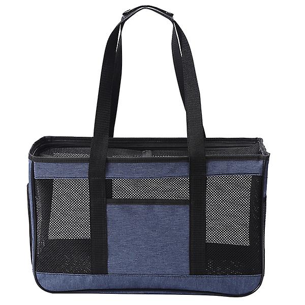 Utomhusbur för katt Handhållen husdjursbur Utomhusbur för katt Bärväska för katt Blå 50x30cm Blue 50x30cm