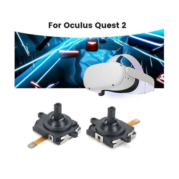 Game Controller Joystick Compatible with Quest 2 Disassembly Tool Set Thumb Grips Left/Right Re