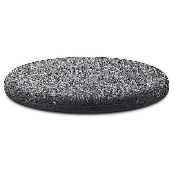 Stolpute, Rund sittepute i Memory Foam, Korsryggstøttepute for stol lys grå M lys grå M M light grey