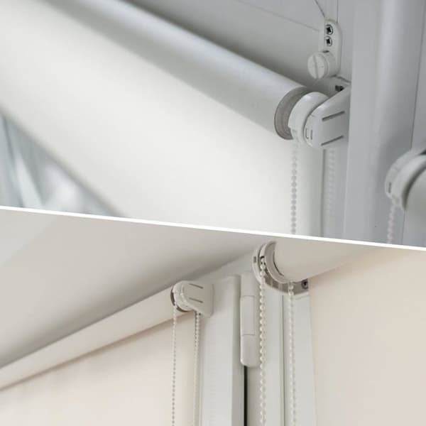 17mm Roller Blind Bracket Kit, Roller Blind Repair Kit, Side Chain Repair Kit, White
