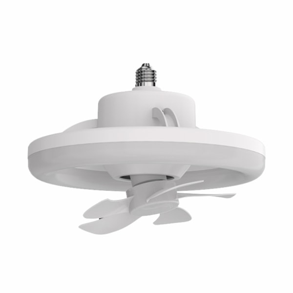 Mini mini ceiling fan bulb, ceiling fan with LED light, upgraded E26 extender screw in base, remote control, oscillation mode