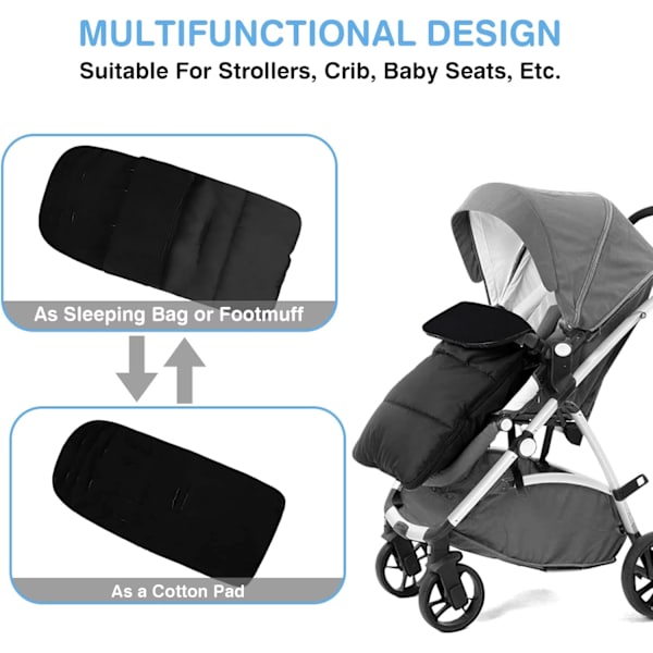 Universal Stroller Footmuff Windproof Keeps Baby Warm Sleeping Bag