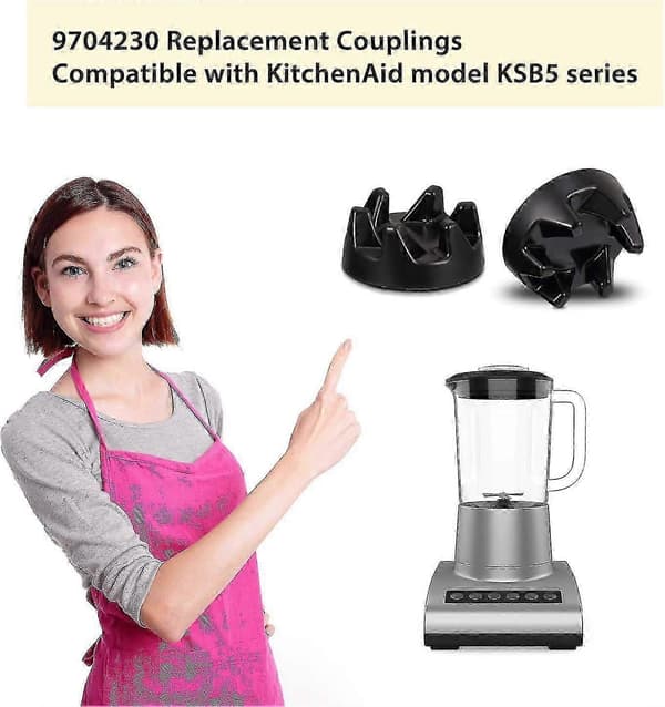 5-pack 9704230 Blender Coupling Blender Coupling Replacement Parts With 1 Wrench Compatible [DB]