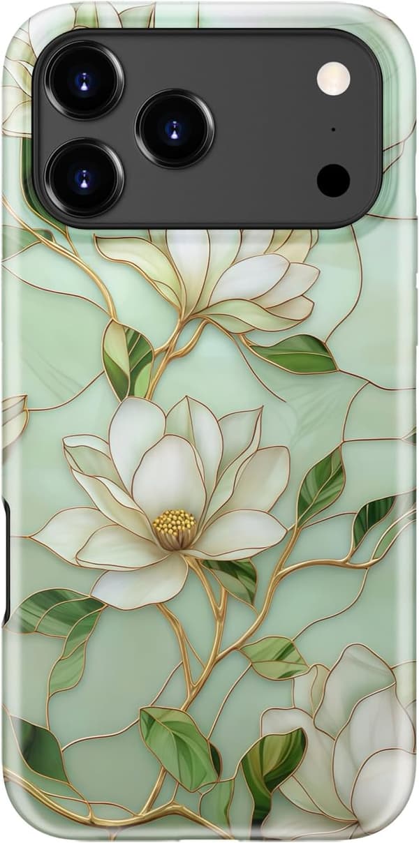 for iPhone 17 Pro Max Case Cute - Wireless Charging Compatible - Dual Layer Hard Shell + Silicone Protection - Aesthetic Protective Phone Case for Women -