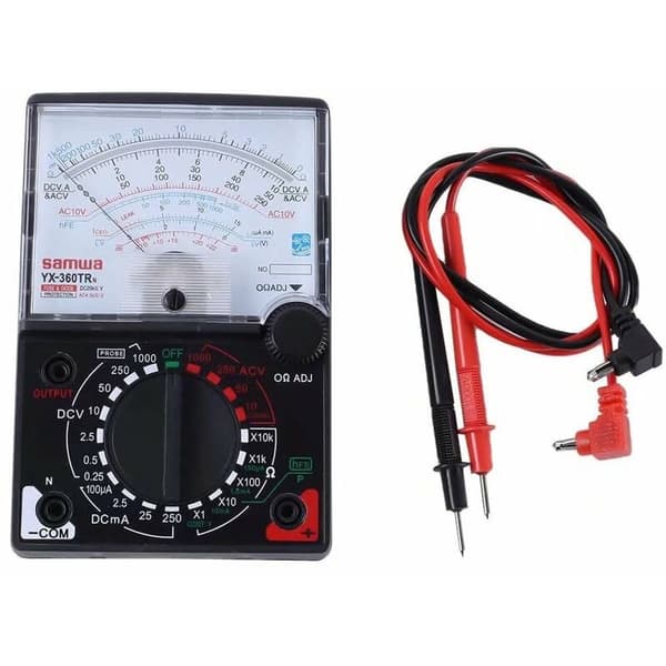 Analog multimeter, multimeter tester AC DC voltmeter amperemeter ohmmeter analog multimeter spenning strømmotstandsmåling