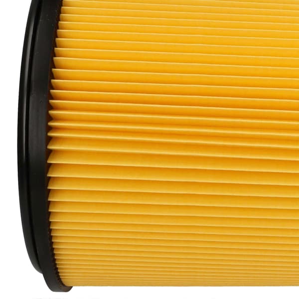 2-pack Parkside (Lidl) PNTS 1500 D5 Dammsugare Kompatibla Plisserade Filter - Gula Svarta Patroner