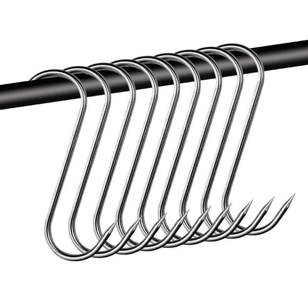 20-pak rustfri slagtekroge, 15 cm slagtekroge-FA-