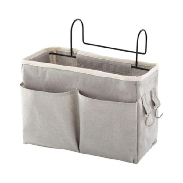 Grey Caddy Hanging Organizer Bedside Storage Bag for Bunk Bed One