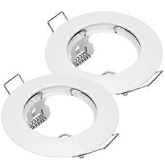 Lampskärm Skydd Infälld Belysning Vit För Våtrum 2-pack