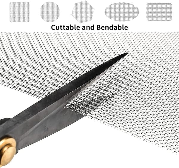 Fint metalnet, 20 mesh trådnet vævet net, 150x210mm trådnet, vævet net rustfrit stålnet gnavernet vævet ark