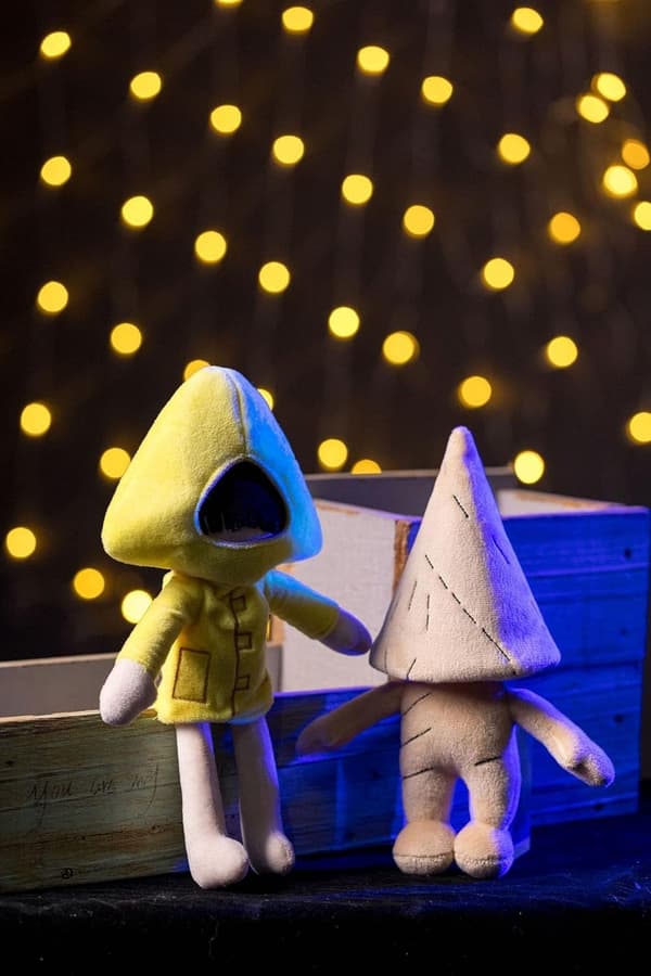 2 KPL Little Nightmares 2 Pehmolelu Six ja Mono ，Little Nightmares Pehmolelu，-Xin