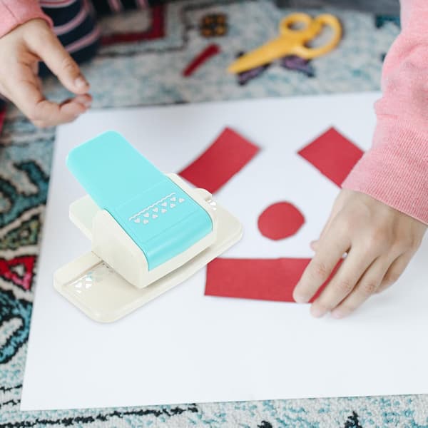 Gør-det-selv-papirstanse til scrapbooking, enkeltsidet hjerteformet hulstanse