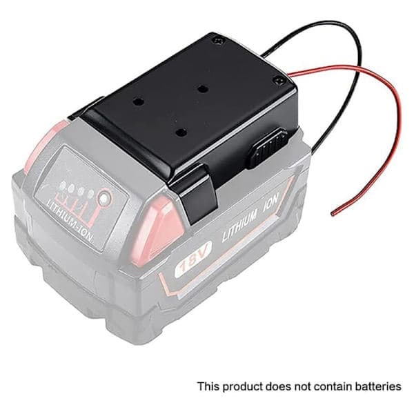 18V Shore Power Connector Battery Adapter with 14 AWG Wire Terminals Adapter Tool Accessories