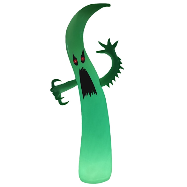 9,7FT Ilmapallohaamuvalot, Puhallettavat Halloween-koristeet Luurankohaamu Halloween-valot Punaiset Silmät Sisä- ja Ulkokäyttöön