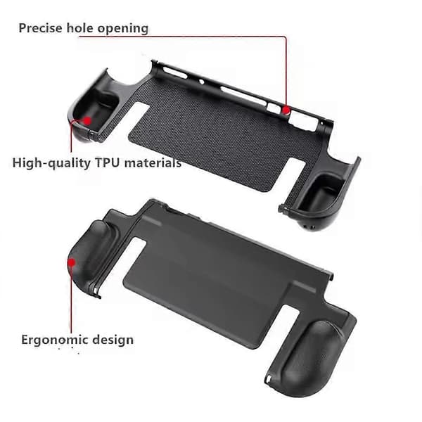 Halkfritt grepp Fullängds skyddsgrepp för Switch2/Switch/OLED