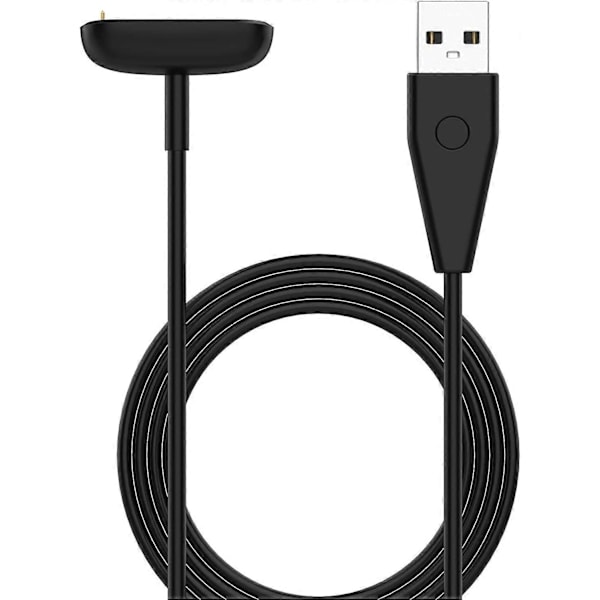 Erstatnings-USB-opladerkabel til Fitbit Luxe Fitness Tracker (Sort-2 stk)