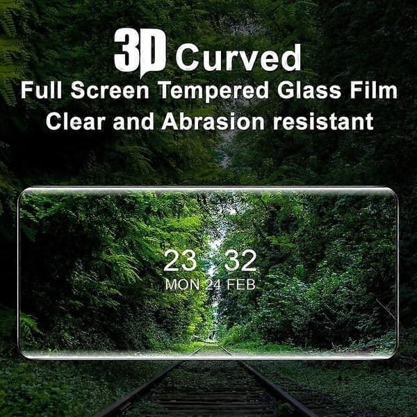 AGC Glass Full Screen Protector for Huawei nova 10 Pro 4G, Side Adhesive 3D Curved HD Clear Film